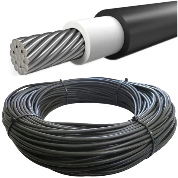 PRZEWÓD KABEL SOLARNY MODUŁ PANEL PV MC4 1000V CZARNY 6MM 50M