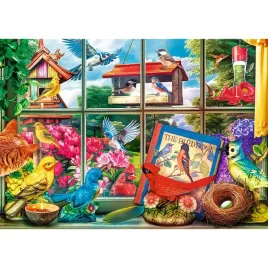 puzzle-1000-ukladanka-widok-piekne-kolorowe-ptaki-ptaszki-kwiaty-12-trefl