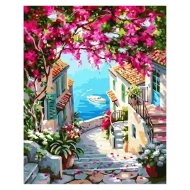 malowanie-po-numerach-z-rama-obrazy-do-malowania-schody-do-morza-40x50-cm