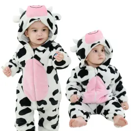pizama-onesie-kostium-przebranie-spiochy-krowka-niemowle-100-85-90-cm