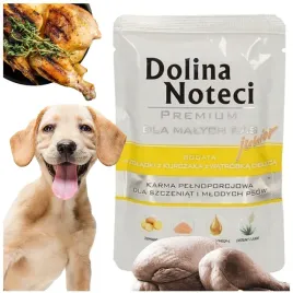 dolina-noteci-karma-mokra-dla-szczeniaka-psa-mlodego-zoladki-kurczaka-100g