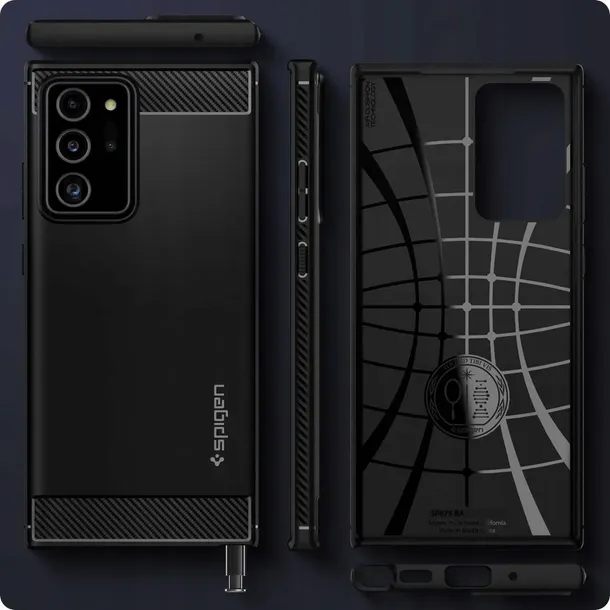 plecki-spigen-do-galaxy-note-20-ultra-czarne-kolor-czarny
