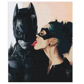 malowanie-po-numerach-obrazy-do-malowania-batman-i-kobieta-kot-40x50-cm