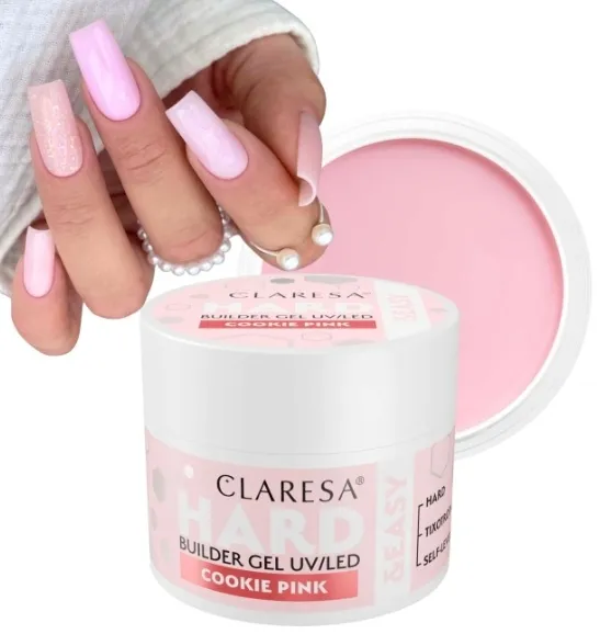Claresa Żel Hard&Easy Cookie Pink 45g