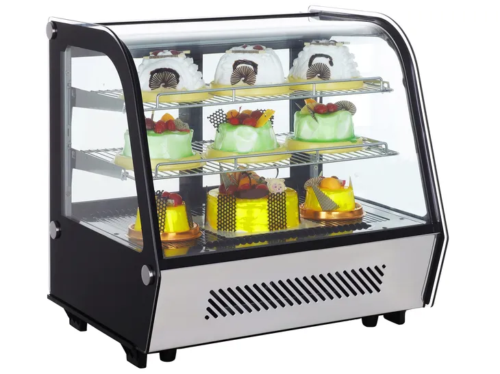 Witryna chłodnicza nastawna z oświetleniem LED, 702x568x686 mm 120l RTW-120