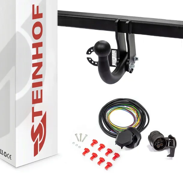 hak holowniczy STEINHOF KIA Ceed I SW 07-12 + WIĄZKA 13PIN+ ADAPTER GRATIS