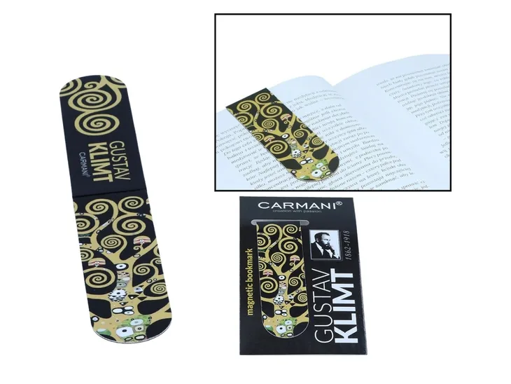 Zakładka magnetyczna do książki Klimt „Drzewo życia” Carmani
