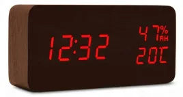 zegar-budzik-xonix-odcienie-brazowego-15cm-4x-bateria-maxell-aaa