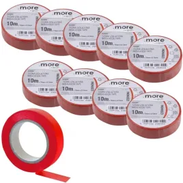tasma-izolacyjna-pvc-15mmx013mm-10m-czerwona-wytrzymala-zestaw-10-szt