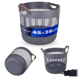 kosz-organizer-pojemnik-pranie-38x40cm-przechowywania-antracyt-uniwersalny