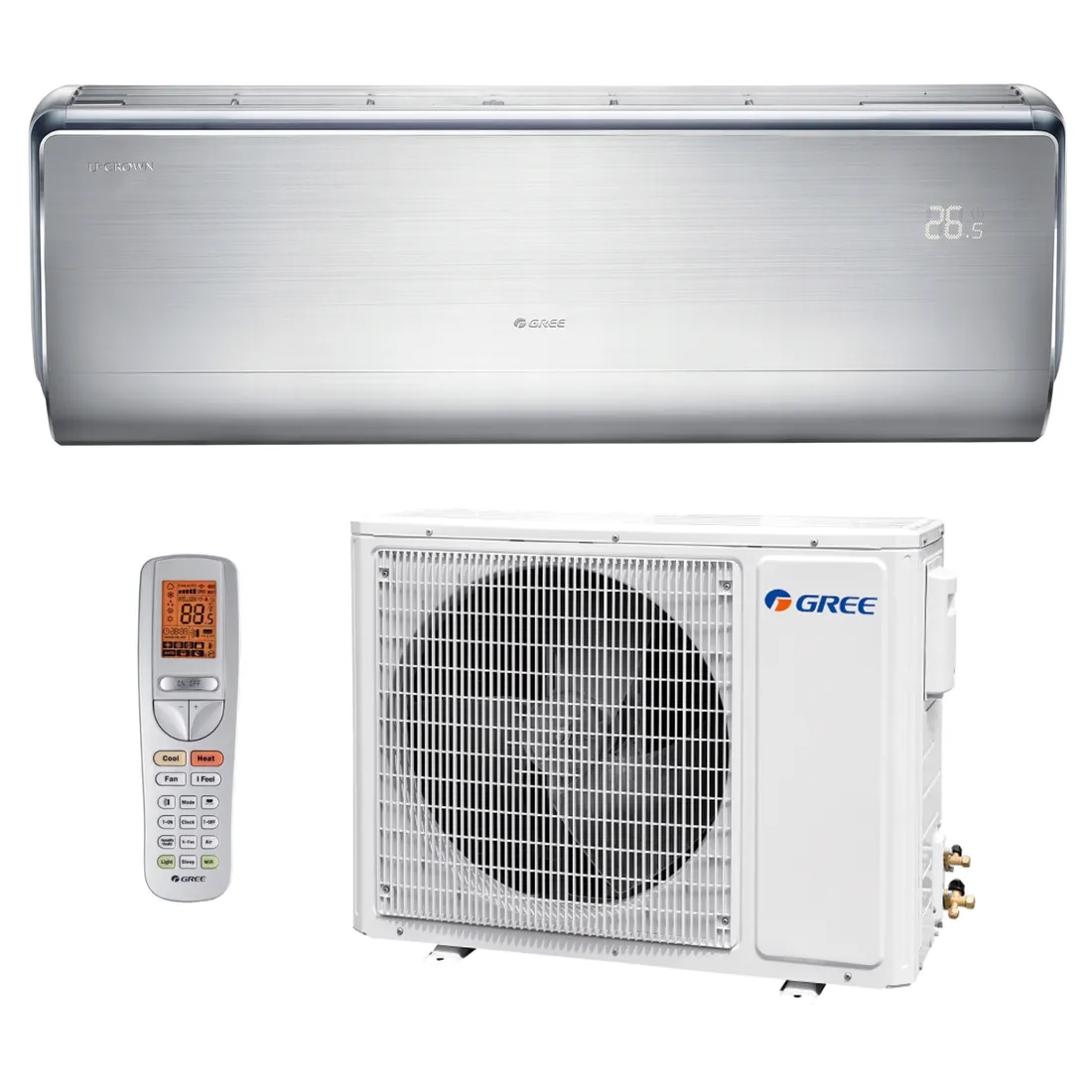 klimatyzator-scienny-27-kw-komplet-split-gree-u-crown-silver-uc09s-stan-nowy