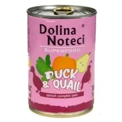 dolina-noteci-superfood-kaczka-przepiorka-mokra-karma-dla-psa-400g
