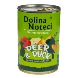 Dolina Noteci Superfood Jeleń Kaczka Mokra Karma Dla Psa 400g