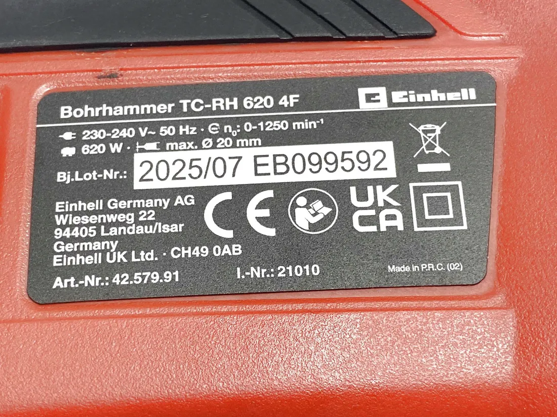 mlot-udarowo-obrotowy-einhell-tc-rh-620-4f-kit-620-w