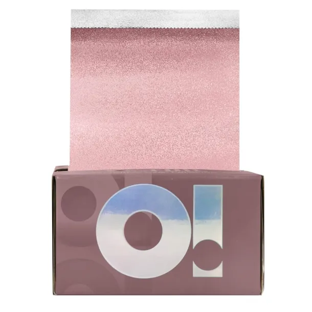 Folia ryflowana w arkuszach ROSE GOLD 500 sztuk O! TOOLS