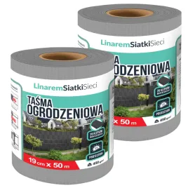 tasma-ogrodzeniowa-19cmx50m-uv-oslona-na-ogrodzenia-szara-uv-zestaw-2szt