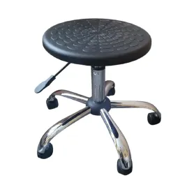 taboret-laboratoryjny-poliuretanowy-miekki-obrotowy-do-warsztatu-pracowni