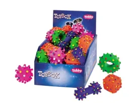 lateksowa-zabawka-dla-psa-nobby-4-figures-6-10cm-pilka-kostka-hantel-opona