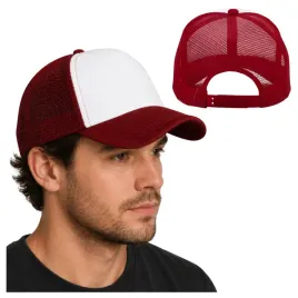 czapka-z-daszkiem-meska-trucker-z-siatka-wentylacyjna-i-regulacja-burgund