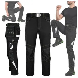 spodnie-robocze-meskie-softshell-elastyczne-oddychajace-czarne-stretch