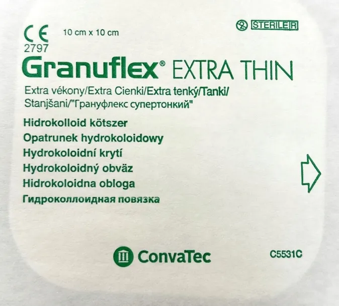 ConvaTec - GranuFlex Extra Thin 10cm x 10cm 1szt.