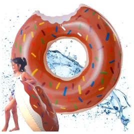 kolo-do-plywania-duze-materac-dmuchany-donut-xxl-brazowy-rozowy-na-wakacje