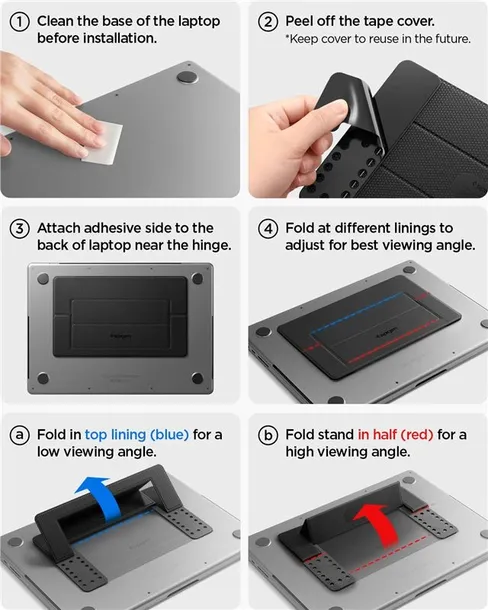 spigen-slimfold-laptop-stand-ld201-s1-black-stan-opakowania-oryginalne-stan-nowy