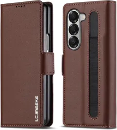 lc-imeeke-skorzane-etui-z-klapka-do-samsung-galaxy-z-fold-6-stojak-brazowe
