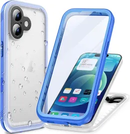 cozycase-etui-wodoodporne-360-do-iphone-17-ip68-pol-matowe-niebieskie