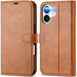 tucch-etui-skorzane-z-klapka-do-iphone-17-portfel-rfid-stojak-jasny-braz