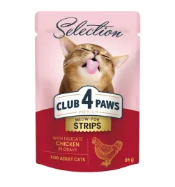 club-4-paws-selection-dla-kotow-kurczak-w-sosie-85g