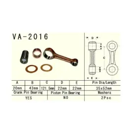 vesrah-korbowod-yamaha-yfm400-yfm450