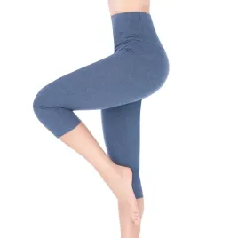 legginsy-damskie-3-4-z-wysokim-stanem-getry-panelem-rybaczki-jeans-l