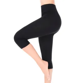 legginsy-damskie-3-4-z-wysokim-stanem-getry-z-panelem-rybaczki-czarne-l