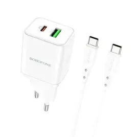 borofone-ladowarka-sieciowa-bn7-usb-typ-c-qc-3-0-pd-20w-z-kablem-typ