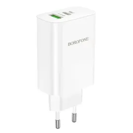 borofone-ladowarka-sieciowa-bn10-sunlight-usb-typ-c-qc-3-0-pd-65w-bia