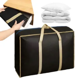 torba-do-przechowywania-organizer-z-wlokniny-czarno-zlota-78x55x25-duza