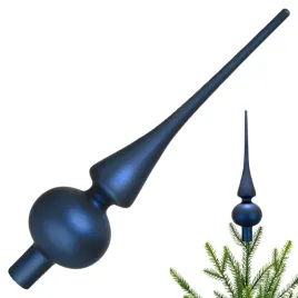 szklany-czubek-na-choinke-szpic-choinkowy-granatowy-mat-26-cm