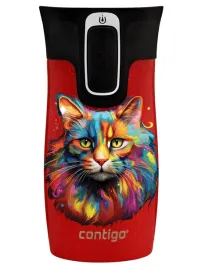 Zdjęcie produktu Kubek termiczny Contigo West Loop Mini 300ml - Kot - Goji Berry