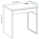 ikea-micke-biurko-biale-75x50-cm-glebokosc-mebla-50-cm