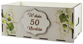 skrzynka-biala-duza-nadruk-kosz-prezentowy-dowolna-cyfra-urodzinowa