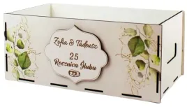 skrzynka-biala-duza-nadruk-kosz-prezentowy-rocznica-slubu-imiona-jubilatow