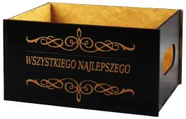 skrzynka-czarna-kosz-prezentowy-grawer-wszystkiego-najlepszego