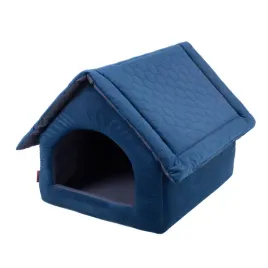materialowy-domek-buda-legowisko-dla-psa-niebieski-velvet-r-2