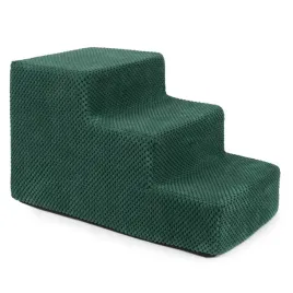 schody-schodki-dla-psa-kota-30-cm-podest-zielony