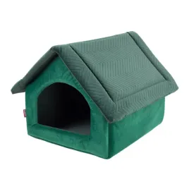 materialowy-domek-buda-legowisko-dla-psa-zielony-velvet-r-3