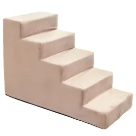 schody-schodki-dla-psa-kota-50-cm-podest-rozowy