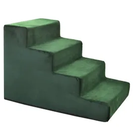 schody-schodki-dla-psa-kota-40-cm-podest-zielone