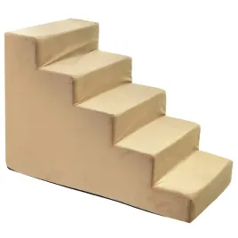 schody-schodki-dla-psa-kota-50-cm-podest-bezowy