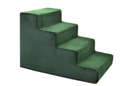 schody-schodki-dla-psa-kota-40-cm-podest-zielone